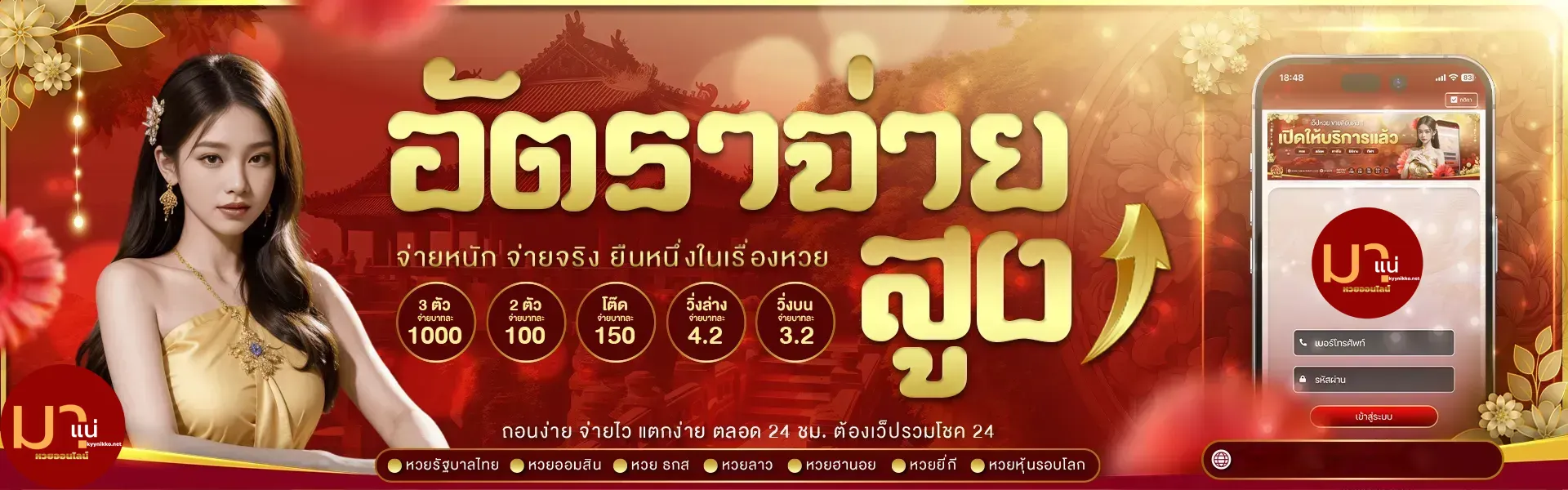 อัตรา-มา แน่ lotto